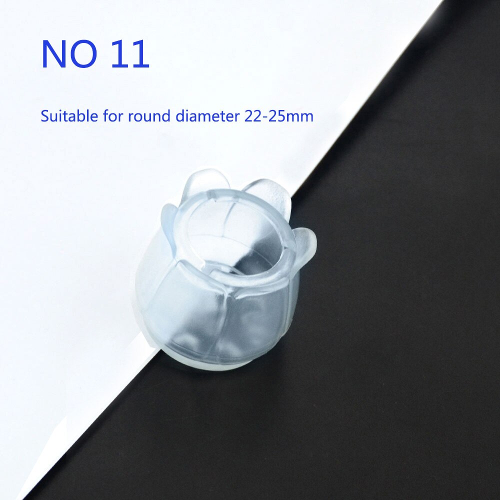 4 Stks/partijen Tafel Stoel Been Mat Siliconen Antislip Stoel Been Caps Voet Bescherming Cover Pads Houten Vloer Protectors 12/24/32Pcs: NO.11