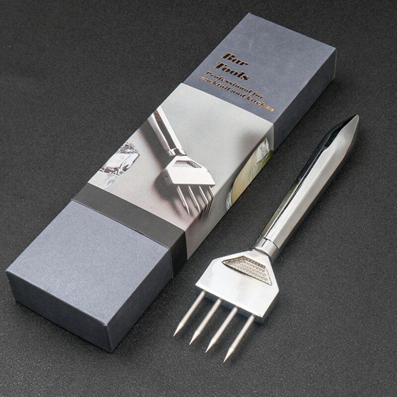 304 Roestvrij Staal Ijs Kegel Barman Ijs Breaking Tool Whisky Ijshockey Quadruple Bar Ice Cutter