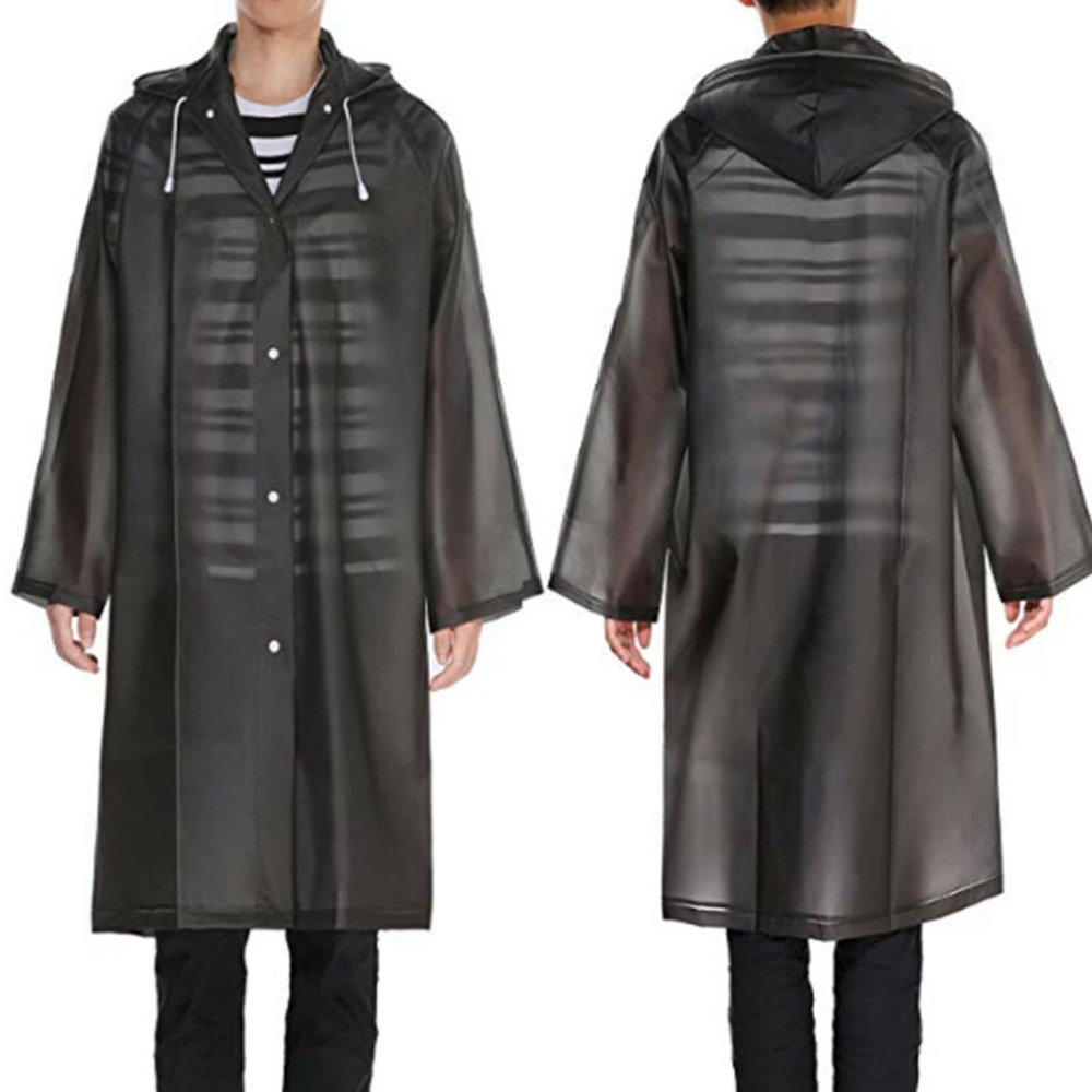 Chubasquero Impermeable para hombre y mujer, Poncho de lluvia con capucha, grueso, para turismo, senderismo al aire libre