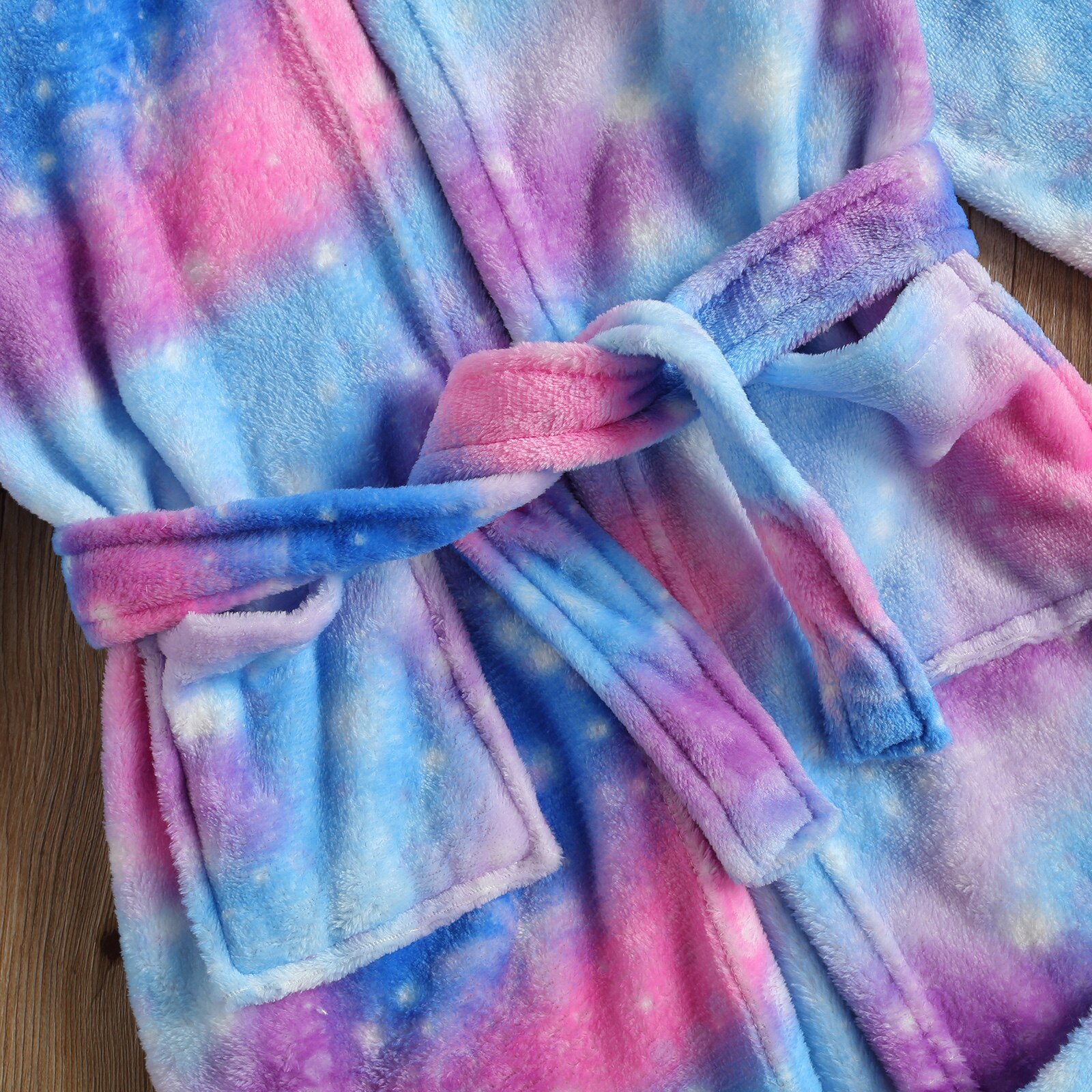 Baby Robe Design 5-9Y Baby Hooded Bathrobe Flannel Robes Winter Spr... – Grandado