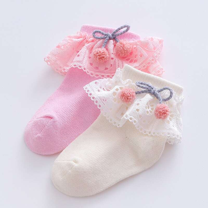 Baby Princess Socks Cotton Baby Sock Autumn Lace Girls Socks Spring 12 Month Old Year Baby Socks For Newborns Child Sock