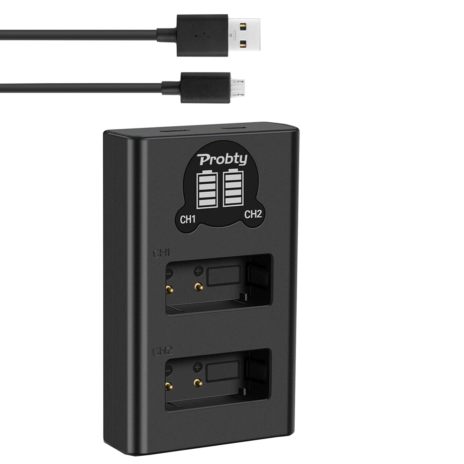 Bateria 1680mah li-ion AHDBT-801 para gopro hero 8 black é totalmente compatível com gopro hero8 ou carregador led: 1 SET Charger