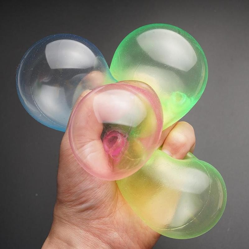 1pc Stick Wall Ball palla da zucca fluorescente palla da bersaglio appiccicosa decompressione tiro Fidget Toy regalo per bambini novità antistress