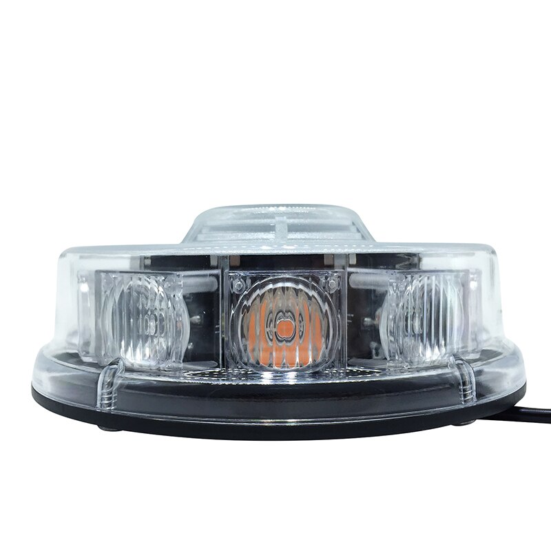 Luz LED estroboscópica de advertencia para coche, camión y Policía, luces de emergencia intermitentes magnéticas, resistentes al agua, color rojo, amarillo y azul, 12V de CC