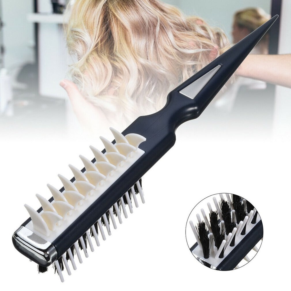 1 Type Straight Twill Hair Comb Natural Boar Bristle Rolling Brush Round Barrel Blowing Curling DIY Hairdressing Styling Tool