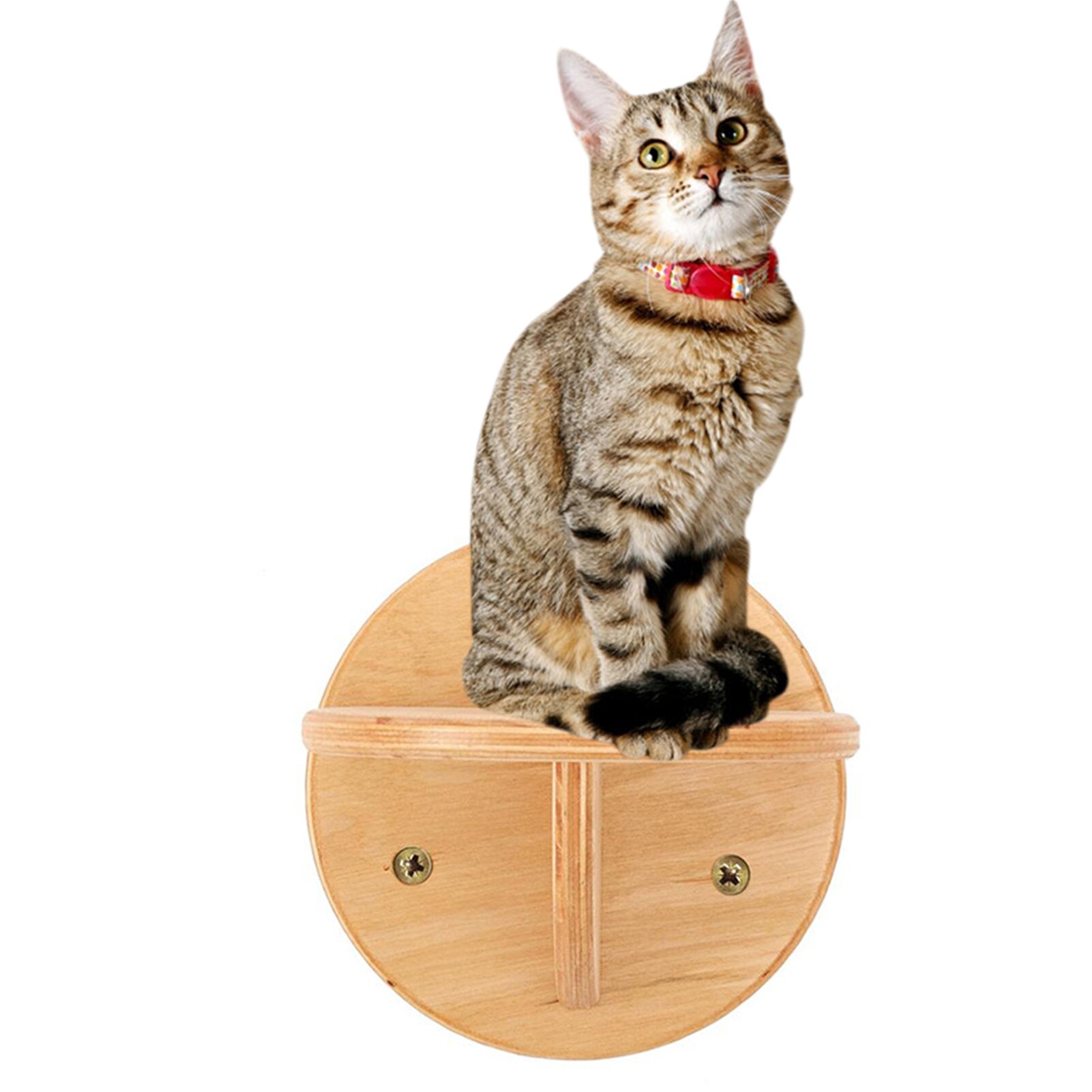 Cat Tree Cat Climbing Frame Stratch Board Wood Cat Jumping Platform DIY Pet Furniture Kitten Springboard Wall Mounted Cat Toy