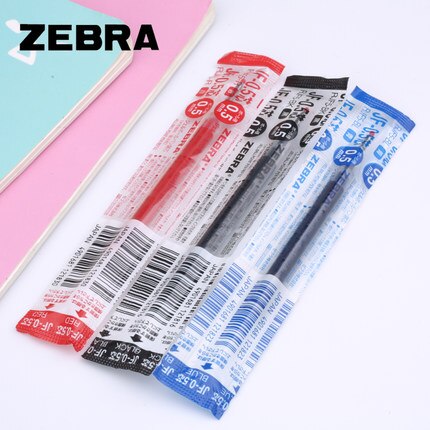 LifeMaster Zebra Gel Refills 10pcs/lot for Zebra Sarasa JJ15 Large Volume Student and Office Pen Writing Supplies JF-05/JF-04