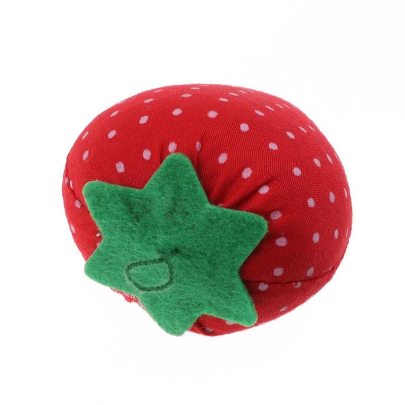 Strawberry Needle Pincushion Cross Stitch Sewing Pin Storage Holder Cushion DIY Apparel Sewing & Fabric Tools