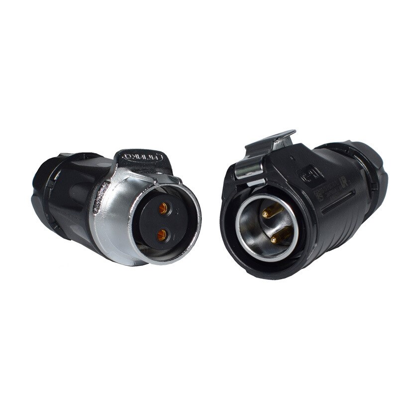 Lp20 2 Pin Power Industrial Circular Connector to SAE Cable Adapter 10AWG for Furrion Solar Panel Suitcase Forrest River RV Port