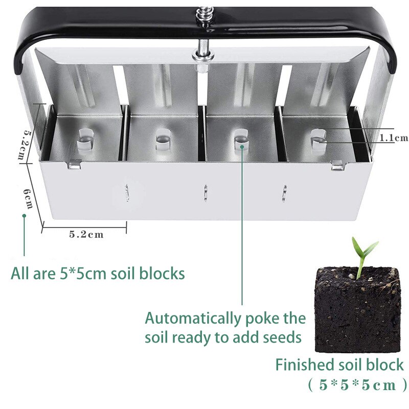 Handleiding Bodem Blok Machine, Zaad Planten Gereedschap, Tuingereedschap, Bonsai Gereedschap, Tuin En Moestuin, bodem Blokkers, Zaden