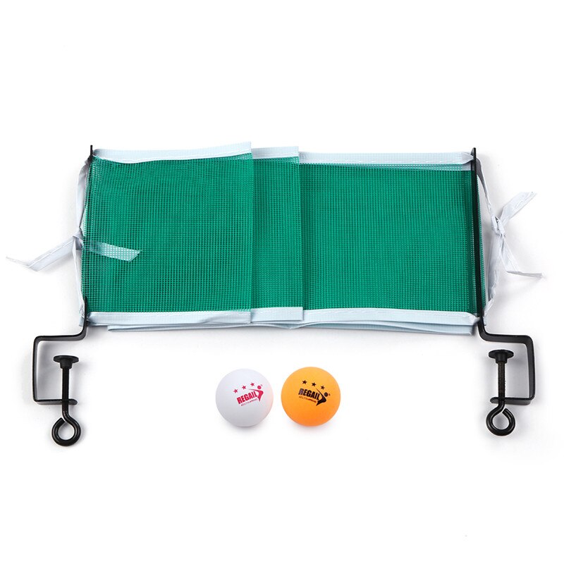 Draagbare Tafeltennis Net Set Ping Pong Bal Fix Apparatuur Tafeltennis Bal Training Accessoires