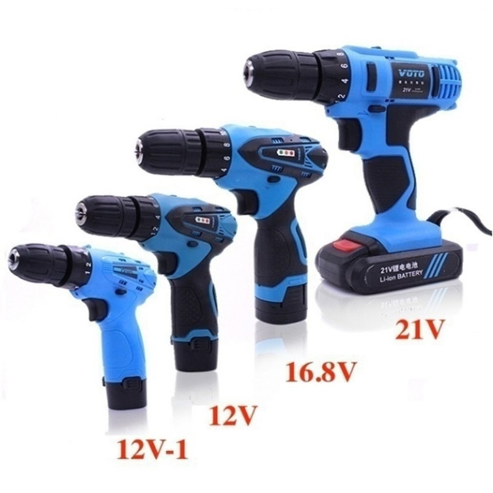 Multifunctional Electric Hand Drill Household Cordless Screwdriver Drill Rechargeable Power Tools Screwdriver