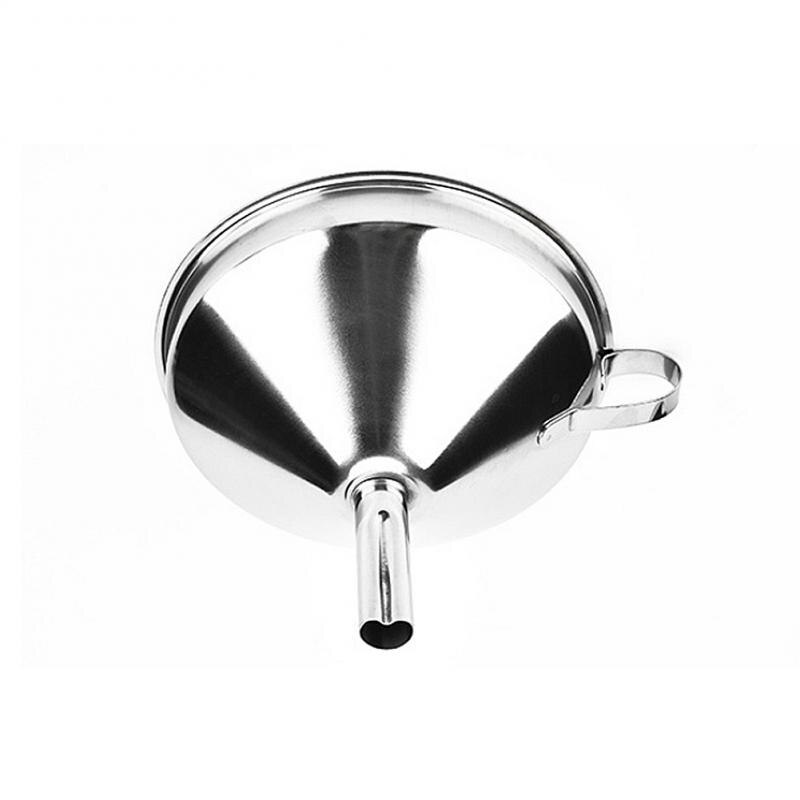 Kitchen Stainless Steel Cone Funnel Filling Funnel Seperatory Oil Beer Coffee Water Flask Soup Thicker Funnel Tools S/M/L