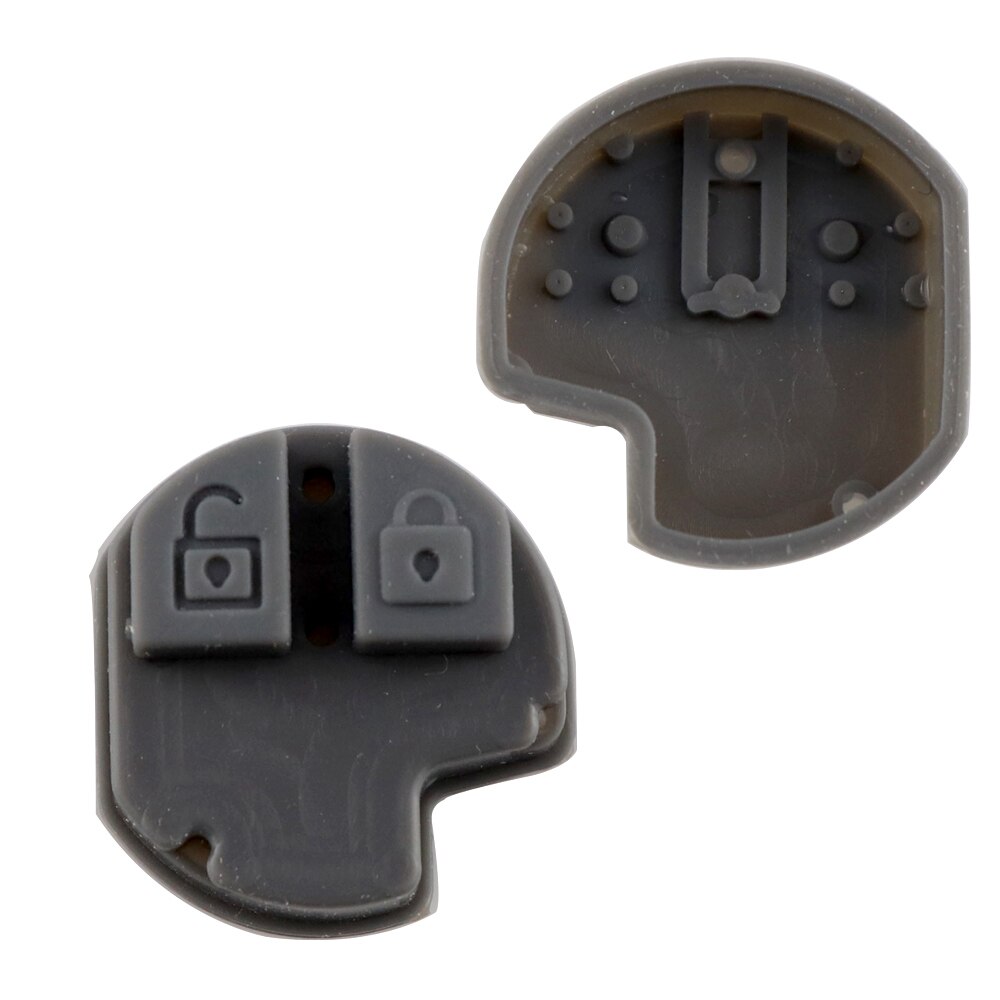 Yiqixin 2 Knop Externe Auto Sleutel Shell HU133R Rubber Button Pad Voor Suzuki Igins Alto SX4 Vauxhall Agila 2005 2006