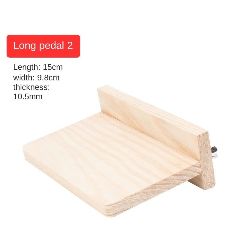 Plateau en bois pour perroquet, rond, Rectangle, plateau en bois, support, jouets en pin naturel, fournitures pour perche à oiseaux, tremplin ZA259: color4