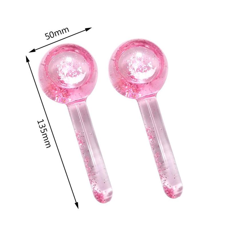 1 par de bolas de Agua de Cristal de belleza, masaje de hielo y Bola de enfriamiento, Cara de ojo