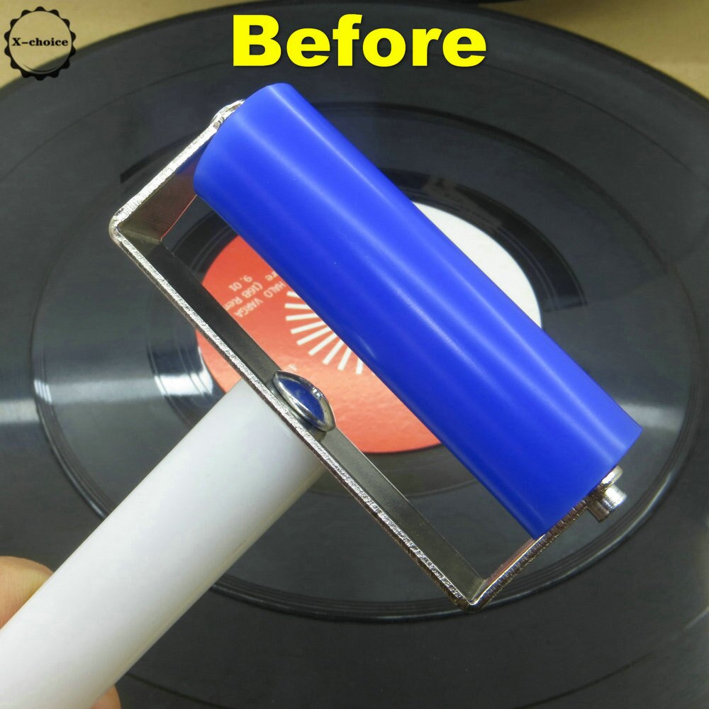 Reusable Vinyl Record Cleaner Anti-Static Silicone Cleaning Roller