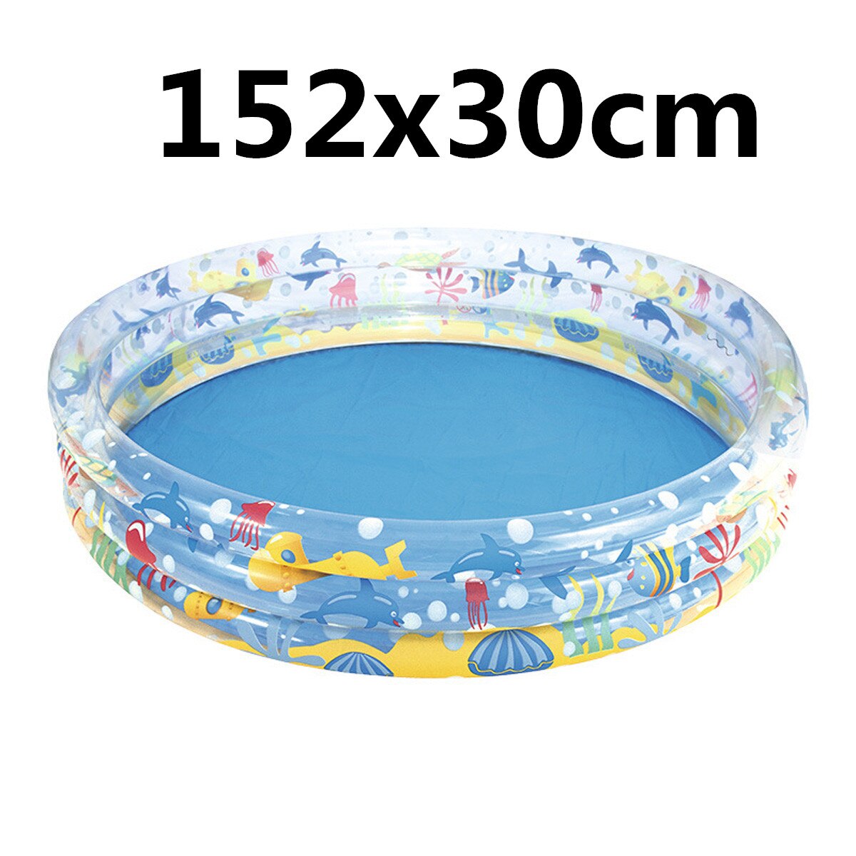 Hjem oppustelige baby swimmingpool bærbare bolde lege pool bærbare foldbare kugle vaskbare skridsikre ocean børn sikkerhedsbarriere: 1.52m