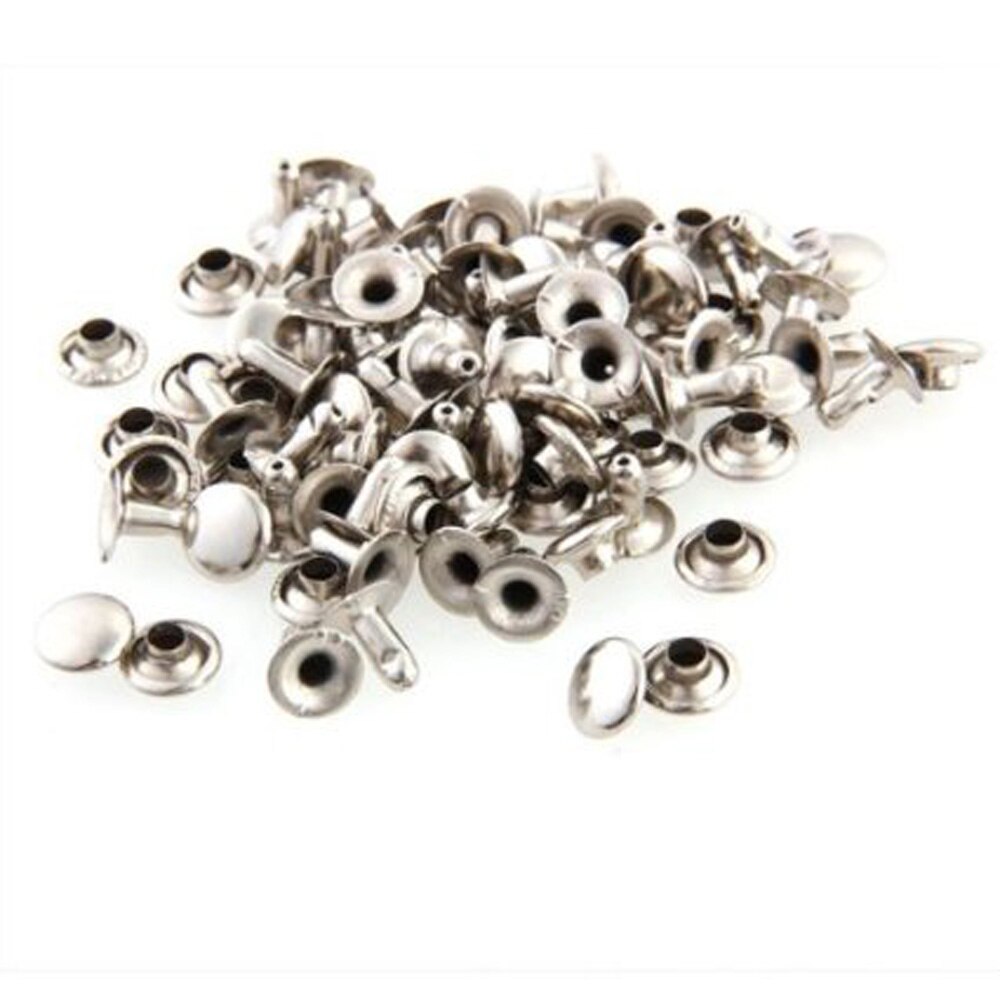 50 Stud Klinknagels Metalen Voor Schoenen Broek Mm 8