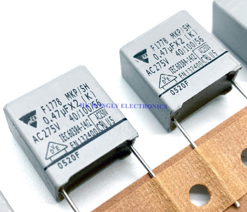 30Pcs F1778 Mkp/Sh X2 0.47Uf 474 470NF K 275VAC P = 15Mm Film Condensator