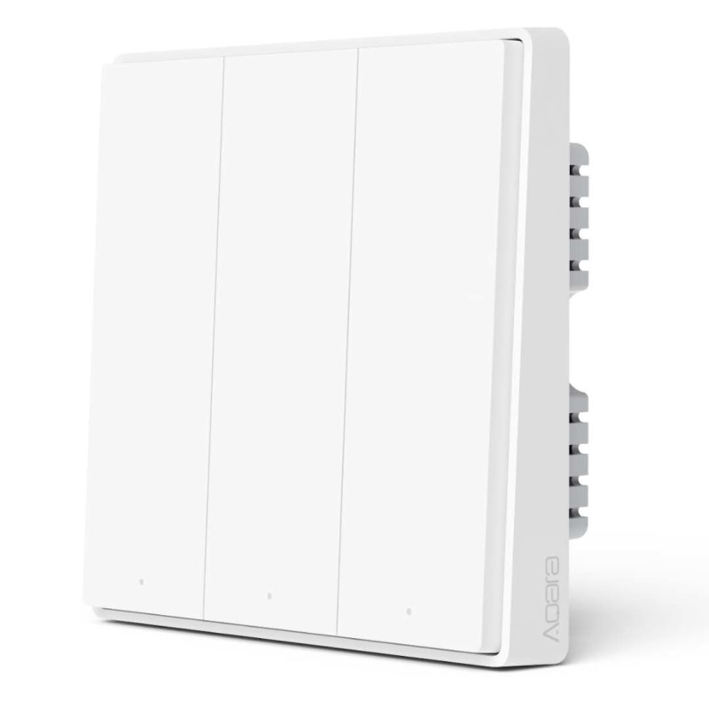 Aqara Mijia Zigbee interrupteur mural intelligent D1 interrupteur de télécommande sans fil Via l'application Smartphone pour Xiaomi Mijia maison intelligente