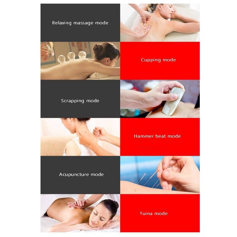 6 Modes Power Electric Neck Massager Control Far Infrared Heating Pain Relief Tool Health Care Neck Protector