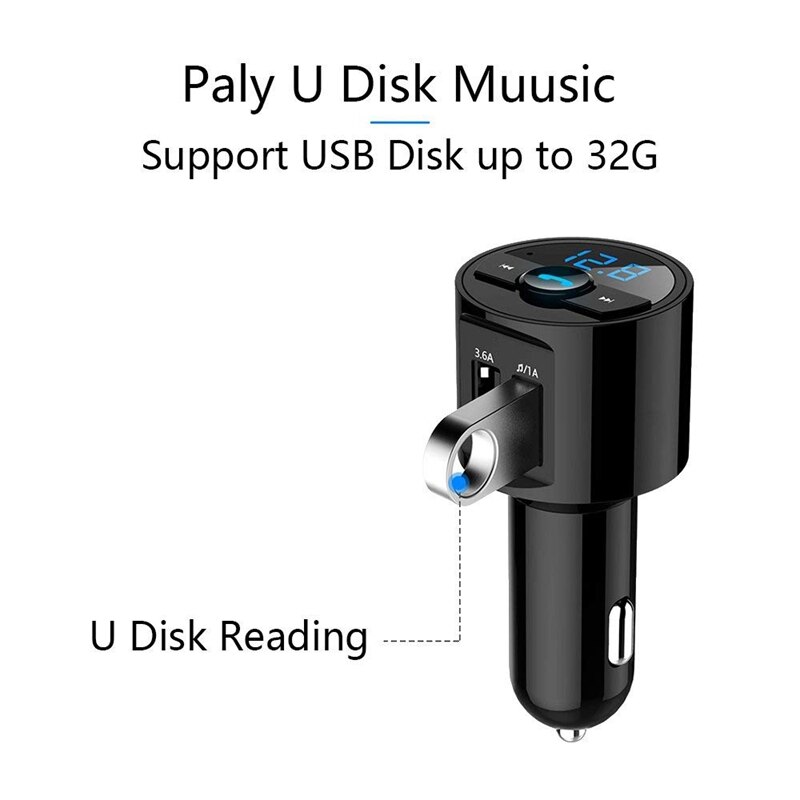 Car Bluetooth mp3 transmitter car music player hands-free call BT28