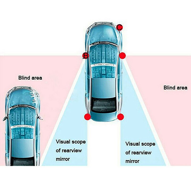 Car Blind Spot Monitoring System Ultrasonic Sensor Distance Assist Lane Blind Spot Detection System