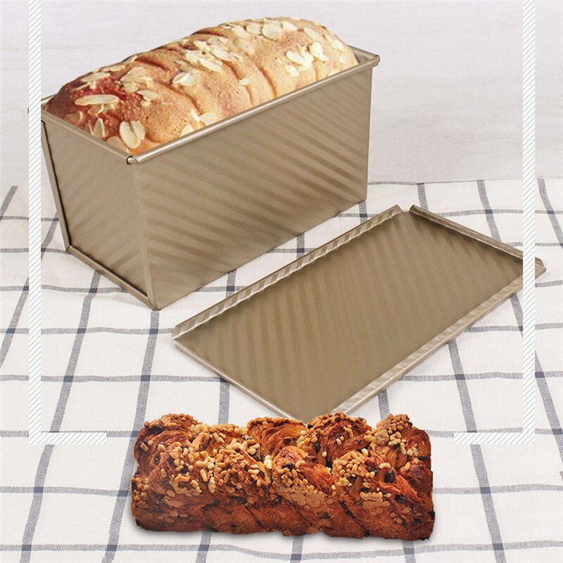 Loaf Pan Met Deksel Non-stick Bakvormen Carbon Staal Brood Toast Mold Met Cover Brood Bakken Pan