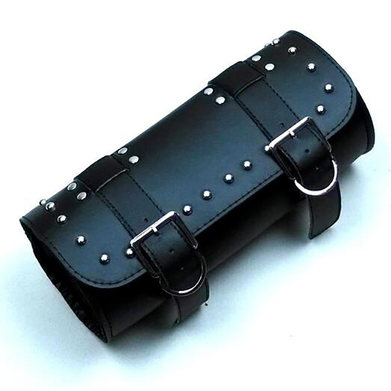 MOTRAVEL Motorcycle Handle Bar Bag Travel Luggage Tool Bag Motorcycle Rear Storage Side Bag Black Khaki: Black