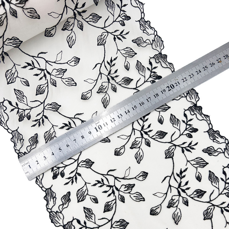 1 jard tiulu haftowane koronkowe wykończenia DIY biustonosz sukienka szycie tkanin wysokiej jakości tiulowa siatka wykończenia tkaniny robić rzemiosła akcesoria bieliźniane: Antyczna miedź