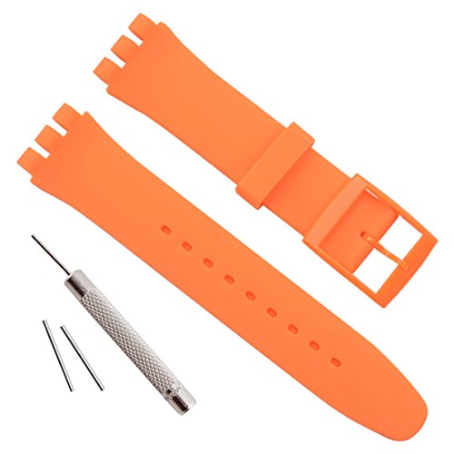 Voor Swatch Band Jelly Siliconen Rubber Horloge Band Gesp 16mm 17mm 19mm 20mm Sport Armband Vervanging waterdichte Accessoires