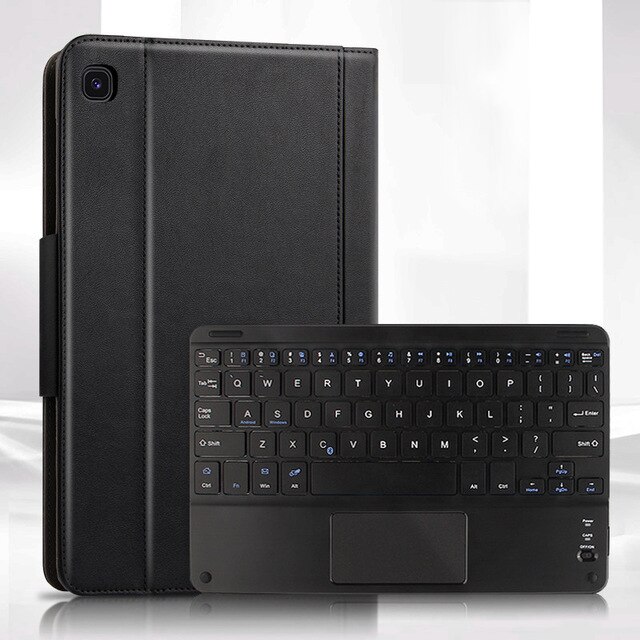 Case Voor Samsung Galaxy Tab S6 Lite Bluetooth Toetsenbord Beschermhoes Tab S6 Lite Sm P610 P615 10.4 "Tablet pc Case: black
