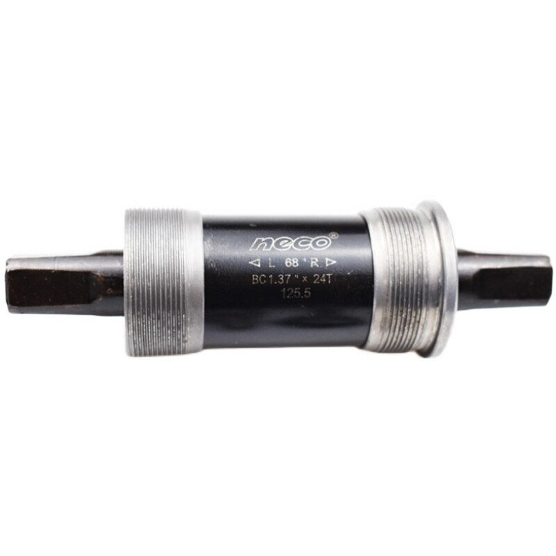 Neco-soporte inferior para bicicleta, Agujero cuadrado, 68mm, eje de pedalier BB MTB, 110,5, 113, 115, 118, 120, 121,5, 122,5, 124,5