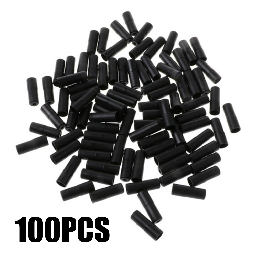100Pcs/Pack Brake Cable End Cap 5mm Bicycle Brake Cable Housing Ferrules Bike Cable ENd Protection Cap Parts