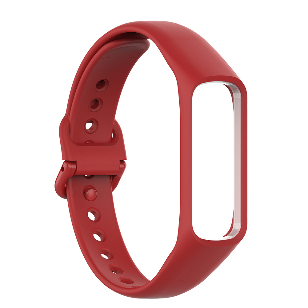 Cinturino di Vigilanza del Silicone Della Fascia di Polso per Samsung Galaxy Fit-e R375 Smart Watch Band Per La Misura E Inseguitore di Fitness wristband Accessori: Red