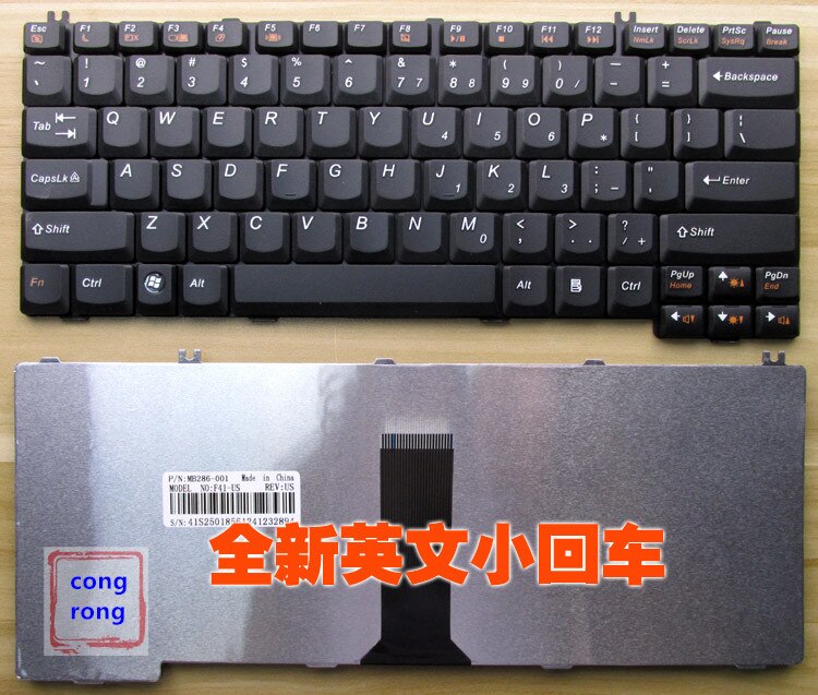 US Keyboard voor Lenovo E43A E43L E43M E43 E43G E42 E42G E42L E42A E41G E42T E Zwart toetsenbord