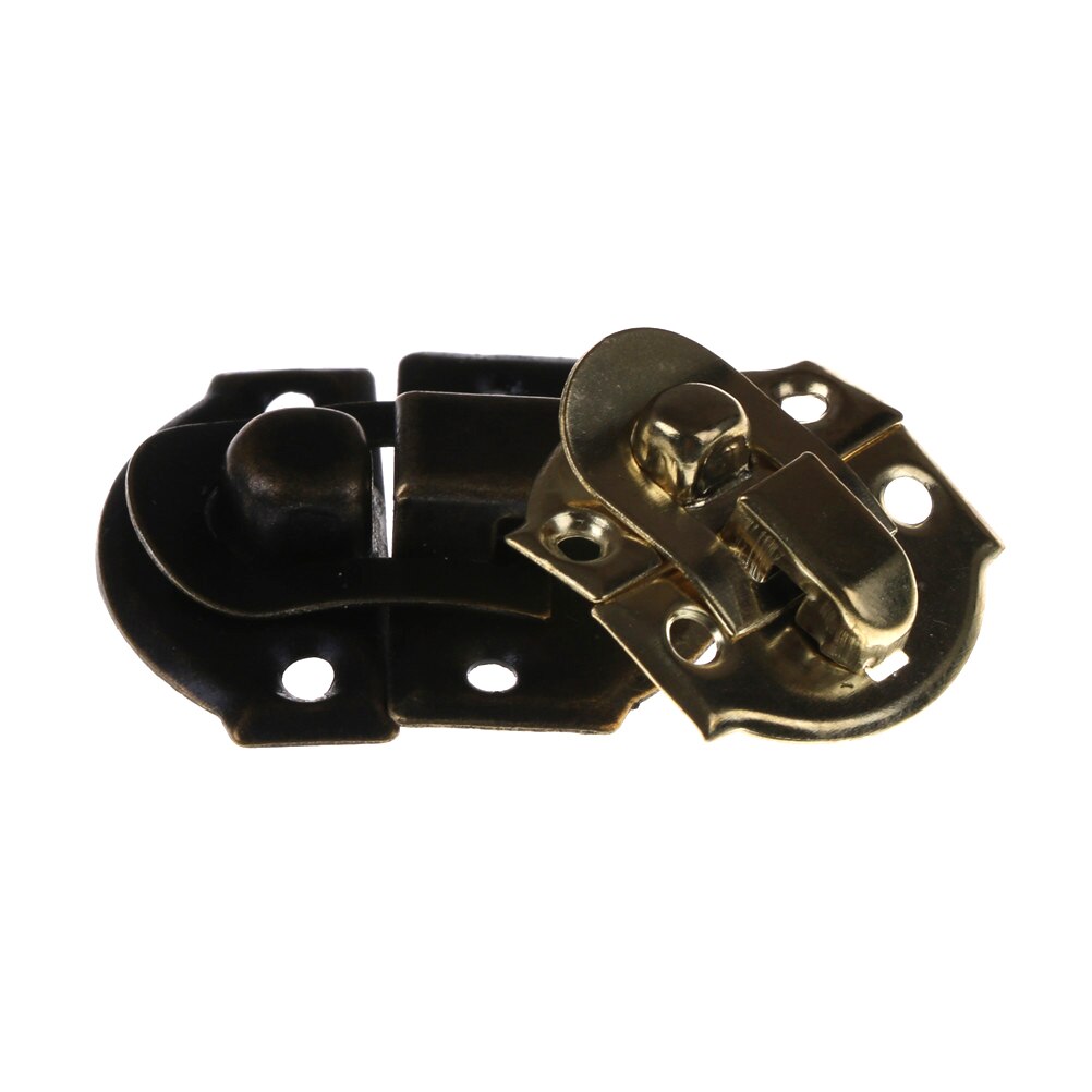 4 pcs/lot Bronze Gold Catch Clasp Jewelry Chest Box Suitcase Case Trunk Buckles Toggle Hasp Latch 26X29MM