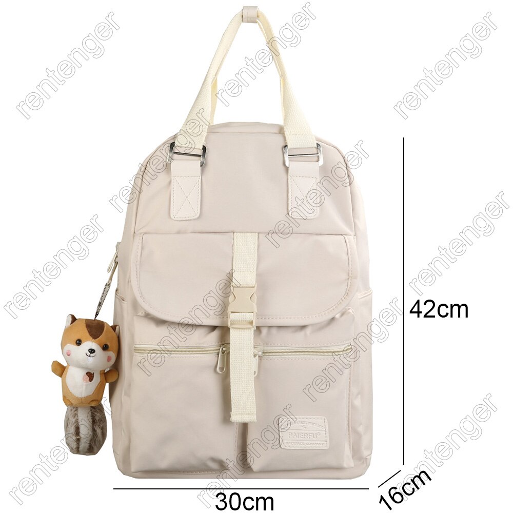 modisch Dame Nette Rucksack Mädchen Weibliche Schule Tasche Laptop Hochschule Schüler Frauen Rucksack Nylon Reise Kawaii Taschen Buch Neue