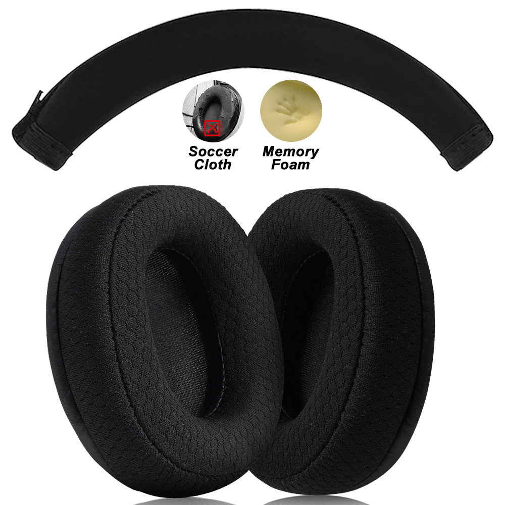 Almohadillas de auriculares para Edifier W600 660BT W800BT W830 W800X W808BT K800 K830 K815P K841P almohadillas de repuesto orejeras Memor: Nieve