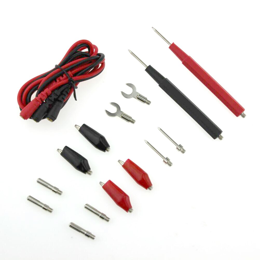 16Pcs 1Set Multifunctionele Digitale Multimeter Probe Test Lead Cable Alligator 90Cm Digitale Multimeter Testen Tool