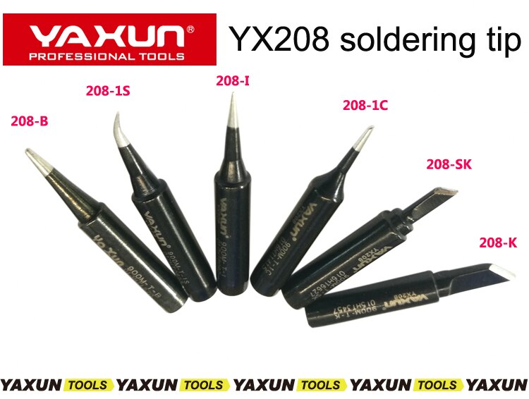 YAXUN 208-I solering iron tip 20pcs 900M-T-I Solder station Tip welding tip Iron