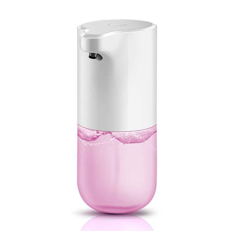 Automatic Sensor Soap Dispenser Rechargeable Smart Induction Hand Washing Machine Intelligent Touchless Foam Shampoo Dispenser: PINK