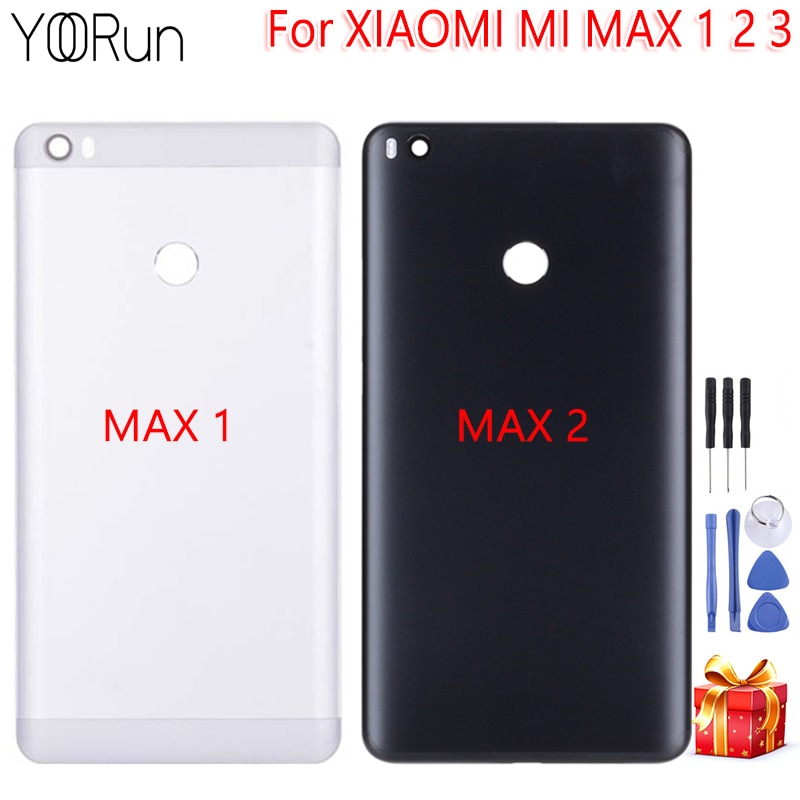 AAA Voor Xiao mi mi max 1 2 3 batterij back Cover Rear Behuizing Houder Voor Xiao Mi Mi MAX 1 2 3 Vervangende Onderdelen Gratis Tools