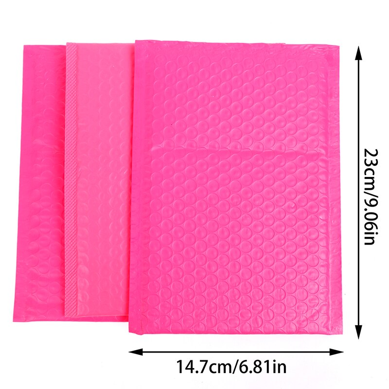 1pc Bubble Mailers Padded Envelopes Envelope Bag For Book Magazine Lined Mailer Self Seal Pink Pearl film Mail
