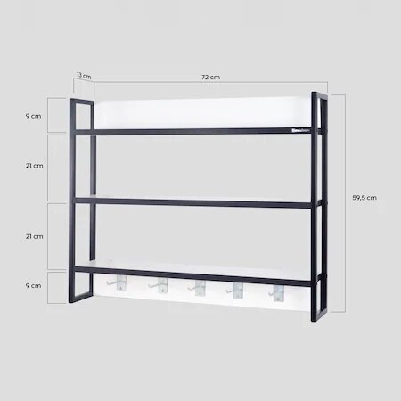 Wandmontage Keuken Terek Rack Boter Moderne Keuken Kruidenrek