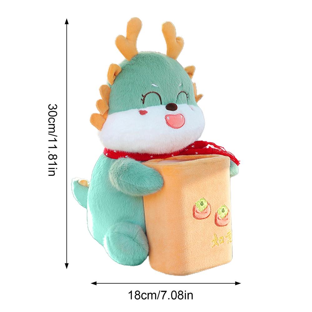 Cute Car Tissue Box Cute Dragon Car Organizer Backseat Car Seat Back Storage Bag Decorative Tissue Box Holder Backseat Tissue
