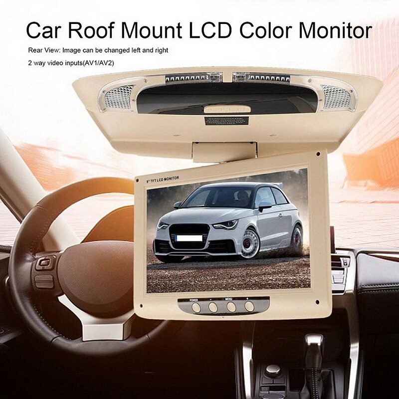 9 Inch High-Definition Auto Overhead Monitor Sn Display Umkehr Dh Display Auto Decke Display: Default Title