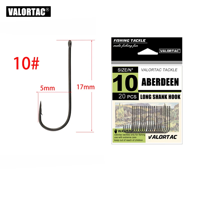 Anzuelo de pesca Aberdeen para pesca con cebo vivo, lombriz, sangre, camarones usados, anzuelos de caña larga para pescar: Azul marino
