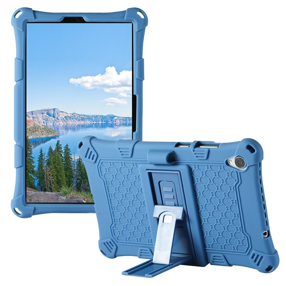 Pokrowiec na Lenovo Tab M8 TB-8505F TB-8705X miękki silikonowy pokrowiec na Tablet z podstawką do tabletu lenovo m8 M 8